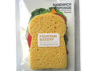 샌드위치스폰지 (Sandwich sponge), fountain studio fountain studio Modern kitchen Natural Fibre Beige