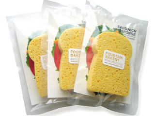 샌드위치스폰지 (Sandwich sponge), fountain studio fountain studio モダンな キッチン 天然繊維 ベージュ