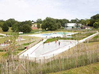 Théâtre d'eaux, Fumel, Atelier Roberta Atelier Roberta Moderne Pools