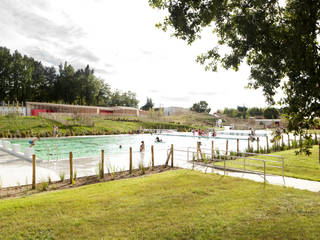 Théâtre d'eaux, Fumel, Atelier Roberta Atelier Roberta Moderne Pools