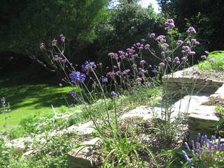 Escalier-jardin, Belle-Ile en Mer, Atelier Roberta Atelier Roberta Jardines de estilo moderno