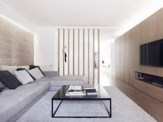 Vivienda GM, onside onside Salas de estilo minimalista