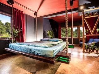 Wiszące łóżko Imperial Couch, Hanging beds Hanging beds Спальня в стиле минимализм Кровати и изголовья
