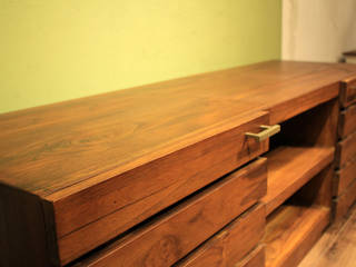 TV Board 【Teak】, najam najam Azjatycki salon Drewno O efekcie drewna