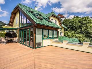 Legacy, TimberTech TimberTech Balcone, Veranda & Terrazza in stile rustico