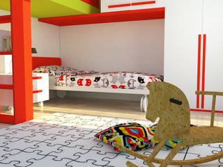 Camera bambini, OGARREDO OGARREDO Dormitorios infantiles de estilo moderno
