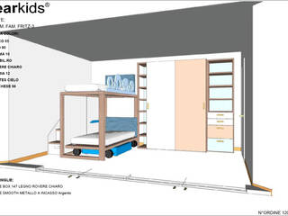 A smart boy's room - modernes Kinderzimmer, MOBIMIO - Räume für Kinder MOBIMIO - Räume für Kinder Modern nursery/kids room Wood