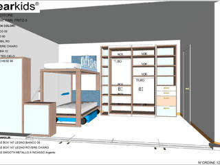 A smart boy's room - modernes Kinderzimmer, MOBIMIO - Räume für Kinder MOBIMIO - Räume für Kinder Moderne Kinderzimmer