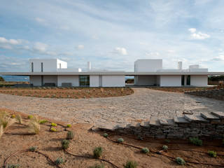 HOUSE A+B, GR, buerger katsota zt gmbh buerger katsota zt gmbh Casas mediterrânicas Pedra