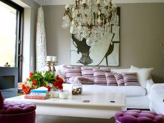 Farbenrausch, Aurata-Design Aurata-Design Eclectic style living room Textile Amber/Gold