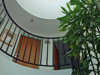 Solarhaus Abrecht, Büro für Solar-Architektur Büro für Solar-Architektur Corredores, halls e escadas modernos