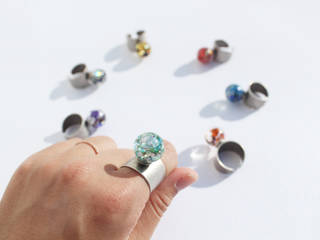 LUVIN WATERBALL ACCESORYㅡ3. Ring, luvinball luvinball Casas de estilo moderno Vidrio