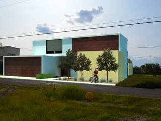 CASA CF-A, Villanueva Fernandez Arquitectos Villanueva Fernandez Arquitectos 現代房屋設計點子、靈感 & 圖片 大理石