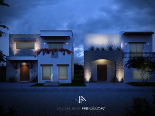 CASAS ZIRANDARO, Villanueva Fernandez Arquitectos Villanueva Fernandez Arquitectos 房子 石器