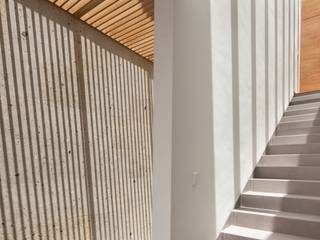 Casa Ming, LGZ Taller de arquitectura LGZ Taller de arquitectura Modern Corridor, Hallway and Staircase Ceramic