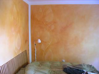 Große Ornamente, Gennadi Isaak Gennadi Isaak Mediterrane Schlafzimmer Gelb