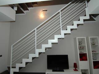 Scala Design 01, SPEZIALE SCALE SPEZIALE SCALE Stairs Iron/Steel White