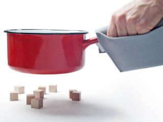 Topflappen & Untersetzer HOT POT von inteamdesign, inteamdesign inteamdesign 餐廳