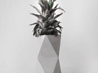 Geometric concrete Vase / Vase aus Beton von frauklarer Skandinavisch