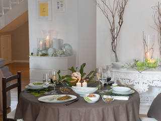 Welcome to Casa Alegre, Casa Alegre Casa Alegre Modern dining room Porcelain Green