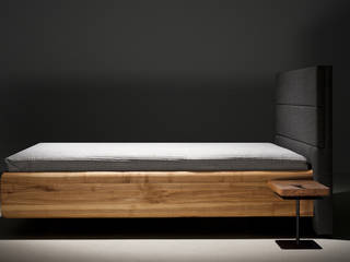 DESIGNERBETT BOXSPRING , mazzivo powered by moebel-on.de Przemyslaw Mitrega mazzivo powered by moebel-on.de Przemyslaw Mitrega Modern style bedroom Wood-Plastic Composite