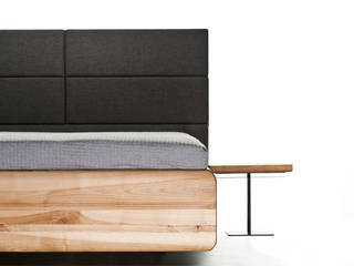 DESIGNERBETT BOXSPRING , mazzivo powered by moebel-on.de Przemyslaw Mitrega mazzivo powered by moebel-on.de Przemyslaw Mitrega Modern style bedroom Wood-Plastic Composite