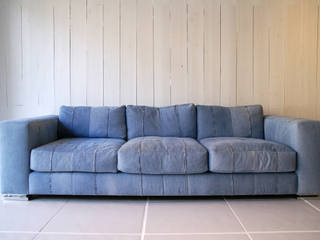 Safia Sofa Denim（サフィア デニム ソファ）, 株式会社 デュマイロジャパン 株式会社 デュマイロジャパン Salle à manger méditerranéenne Coton Rouge