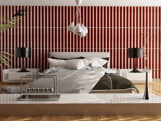 Stanza da letto minimal, grafica2d3d grafica2d3d غرفة نوم