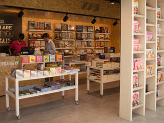 Livraria do Mercado , Q'riaideias Q'riaideias Moderne Geschäftsräume & Stores