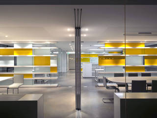 OFFICE A, GR, buerger katsota zt gmbh buerger katsota zt gmbh Modern Study Room and Home Office Glass