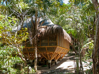 Universo Pol - Morro de San Pablo, IR arquitectura IR arquitectura Tropical style study/office Bamboo Wood effect