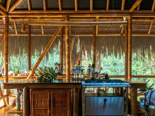 Universo Pol - Morro de San Pablo, IR arquitectura IR arquitectura Cocinas de estilo tropical Bambú Acabado en madera