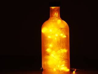 Absobottle Gold Luxury Lamp, El Yapımı, LAMPBADA DESIGN LAMP LAMPBADA DESIGN LAMP 室内花园 玻璃 Amber/Gold
