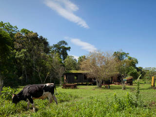 Comuna Yerbas del Paraiso - Misiones, IR arquitectura IR arquitectura Country style houses Solid Wood Wood effect