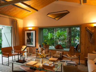 Casa Cor 2015/ A Casa da Gente, Marina Linhares Decoração de Interiores Marina Linhares Decoração de Interiores Phòng khách phong cách nhiệt đới