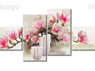 Bild auf Leinwand Duft von Magnolien Bimago Moderne Wohnzimmer Accessoires und Dekoration