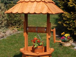 Zierbrunnen, Gartenbrunnen, Deko Brunnen, Deko Shop Hannusch Deko Shop Hannusch Jardines de estilo clásico Madera Acabado en madera