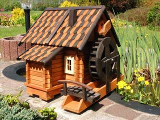 Wassermühlen, Wasserwindmühle, Deko Shop Hannusch Deko Shop Hannusch Eclectic style gardens Wood Wood effect