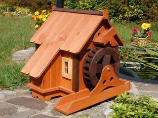 Wassermühlen, Wasserwindmühle, Deko Shop Hannusch Deko Shop Hannusch Vườn phong cách chiết trung Gỗ Wood effect