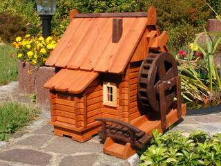 Wassermühlen, Wasserwindmühle, Deko Shop Hannusch Deko Shop Hannusch สวน ไม้ Wood effect