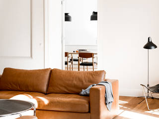 House near Berlin, Loft Kolasinski Loft Kolasinski Scandinavian style living room Wood Wood effect