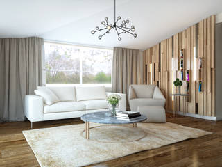 TD HOUSE, BWorks BWorks Modern living room