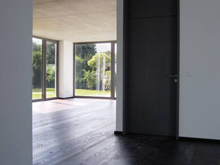 Neubau Einfamilienhaus Oberschleissheim, heidenreich architektur heidenreich architektur Minimalistische gangen, hallen & trappenhuizen