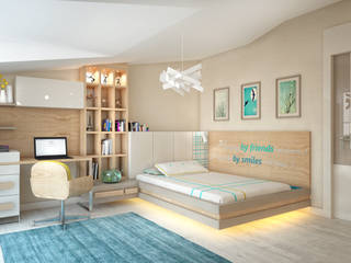 CHILDREN ROOM DESIGNS, BWorks BWorks Cuartos infantiles de estilo moderno