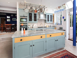 Mediterranean Style, Rencraft Rencraft Mediterranean style kitchen Wood Blue