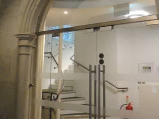 Glass balustrades, doors and screens in beautiful heritage church renovations, Ion Glass Ion Glass جدران زجاج