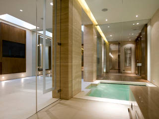 Glass in saunas and leisure areas, Ion Glass Ion Glass Piscinas de estilo moderno Vidrio