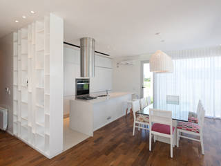 Casa C Puerto Roldan, VISMARACORSI ARQUITECTOS VISMARACORSI ARQUITECTOS Moderne Esszimmer