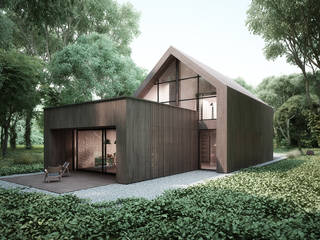 Projekty domów - House x06, Majchrzak Pracownia Projektowa Majchrzak Pracownia Projektowa บ้านและที่อยู่อาศัย