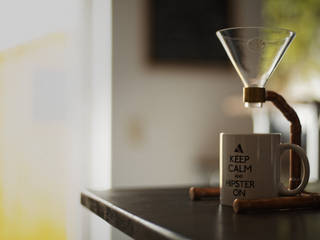 COPPER COFFEE - Dripper - Pour Over Coffee Stand, Drip Coffee Stand, COPPER COFFEE COPPER COFFEE インダストリアルな 家 銅/ブロンズ/真鍮